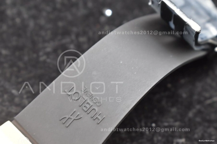 Strap Hublot Unico Dial ZF Black Bang on 1:1 A Best Rubber RG 904 GoodFit Big Skeleton Edition 0102